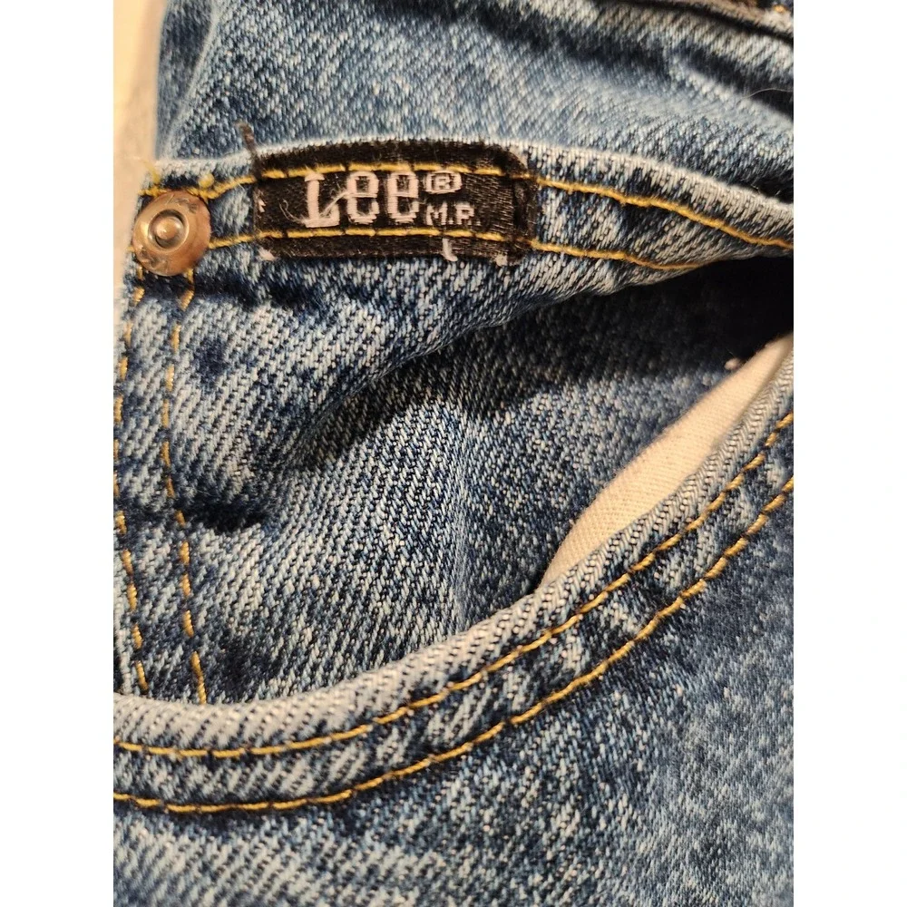 Vintage‎ Lee Men's High Rise Straight Leg Jeans M.P. YKK 90s Denim 32x30